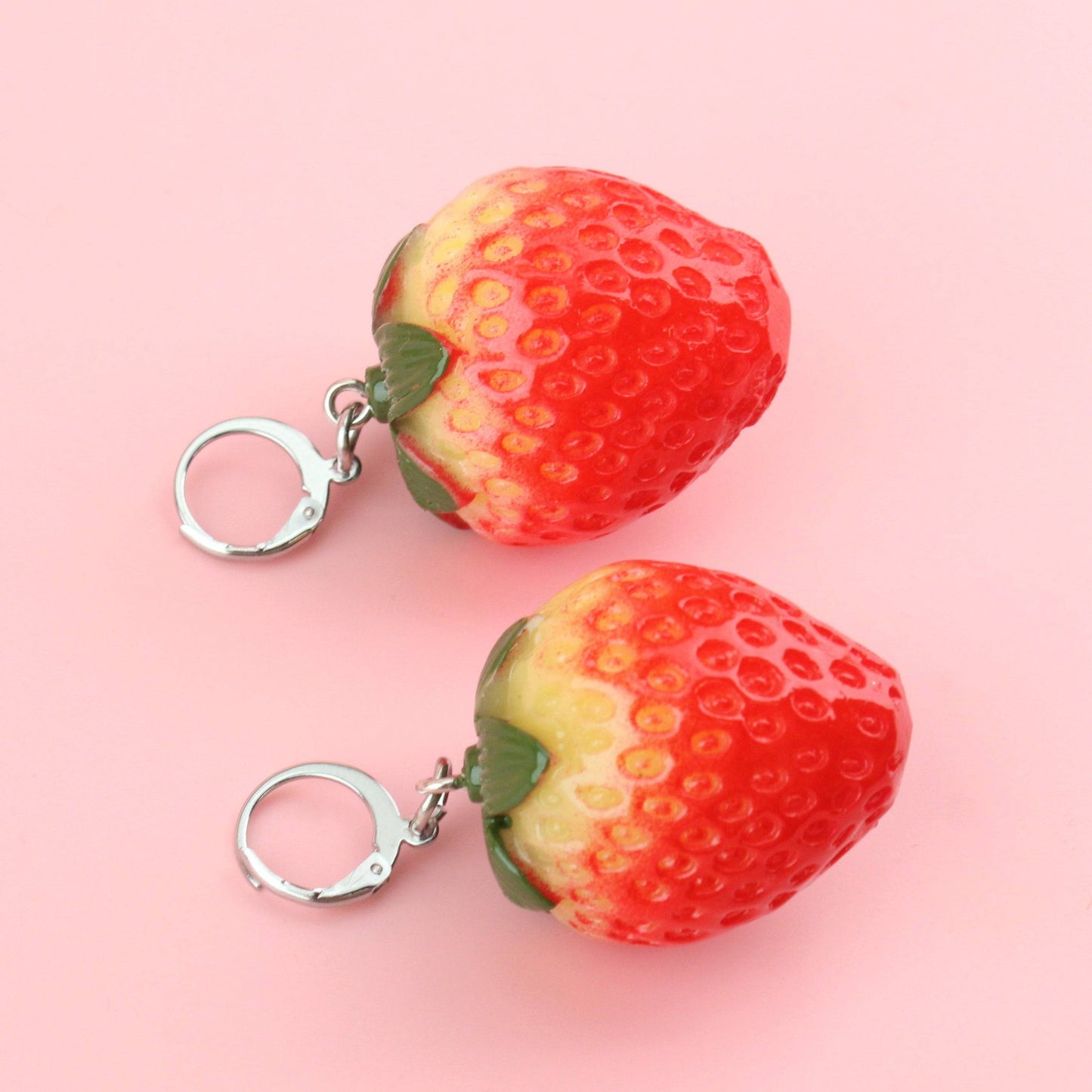 Jerry The Berry Strawberry Huggie Hoop Earrings