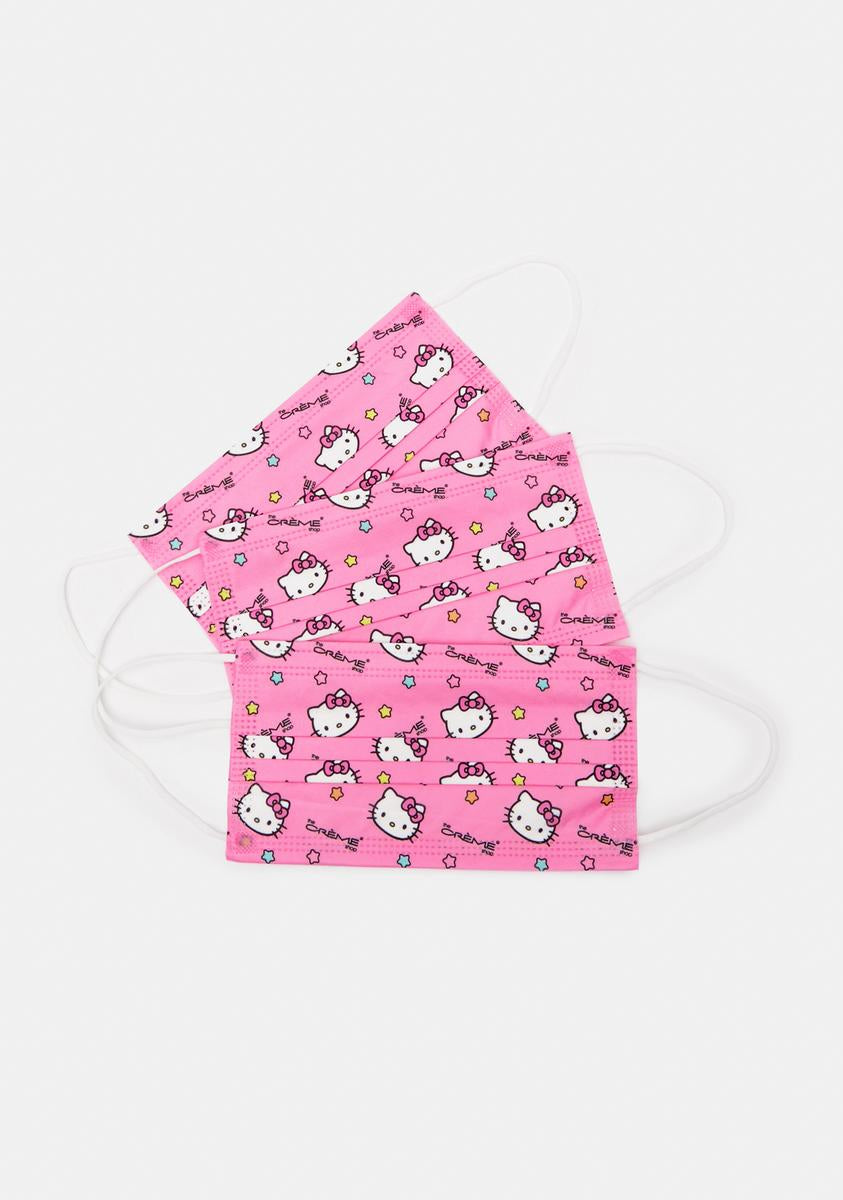 Adult Size Hello Kitty Face Masks