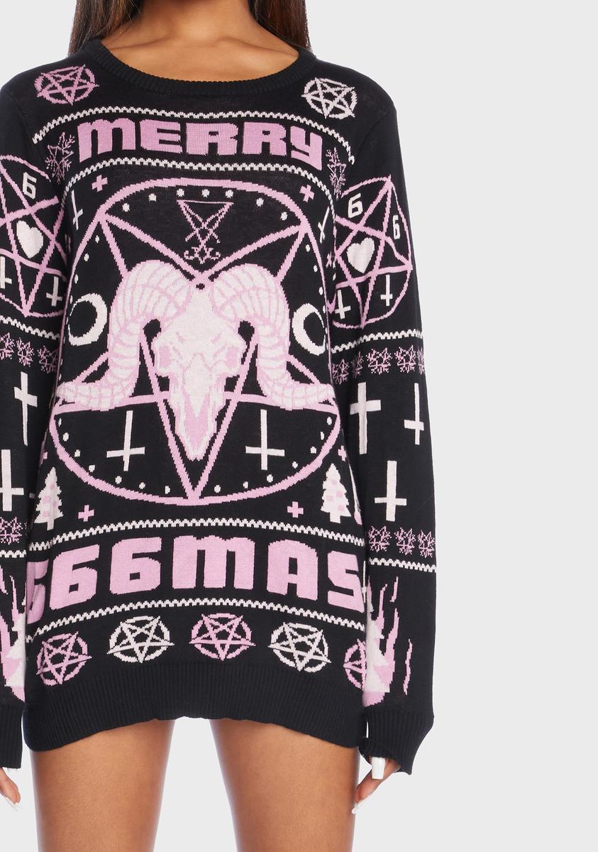 666mas Holiday Sweater