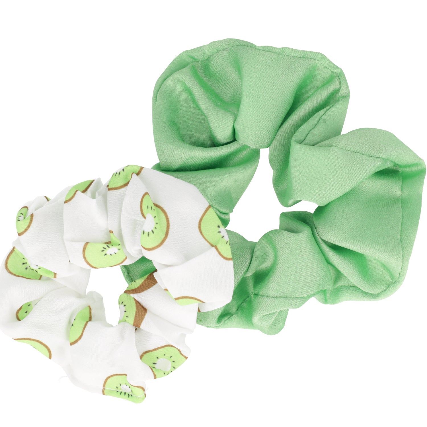 Kiwi Scrunchies - Set of 2