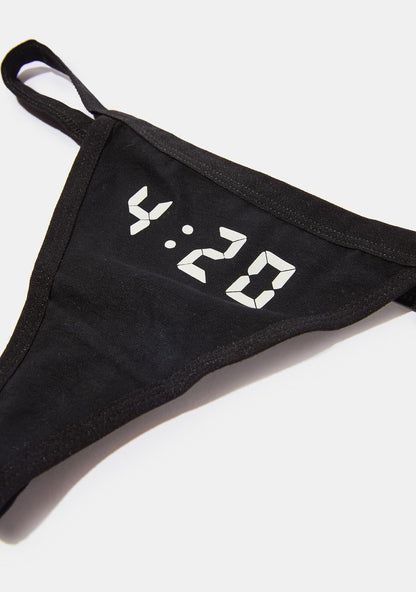 420 Glow In The Dark Thong
