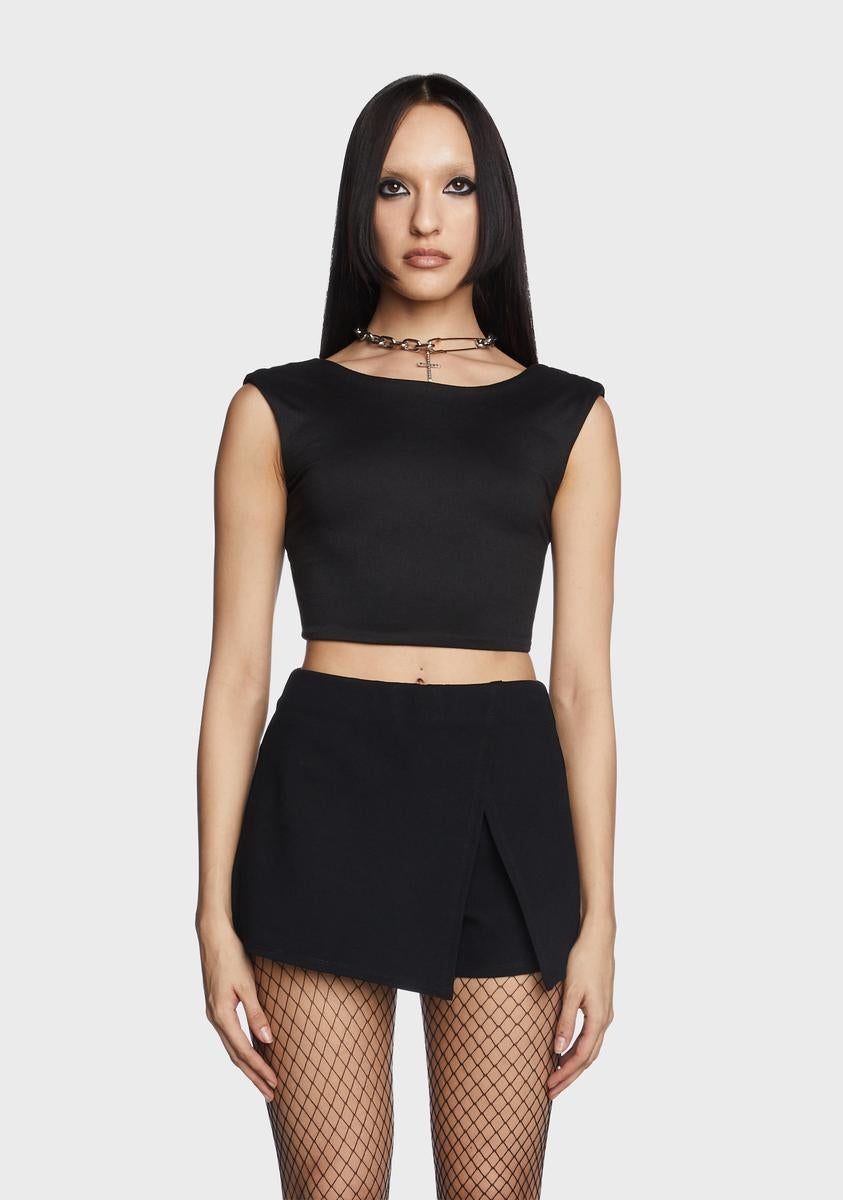 Abstract Muse Crop Top