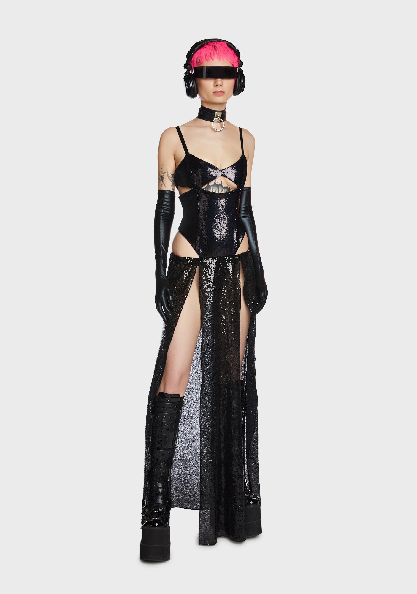 Alien Encounter Sequin Skirt