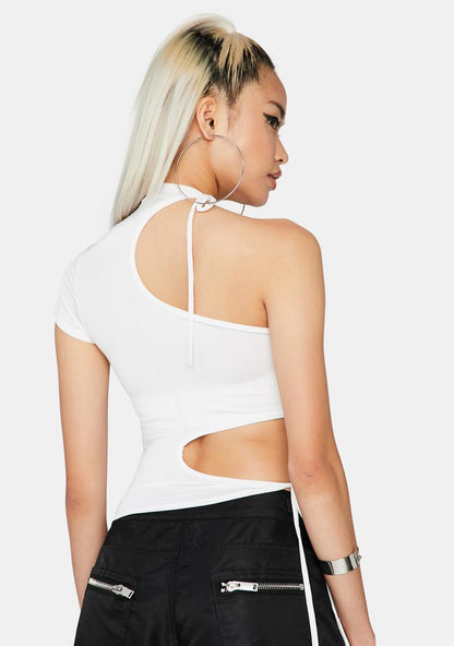 Abstract Feelings Cut-Out Top
