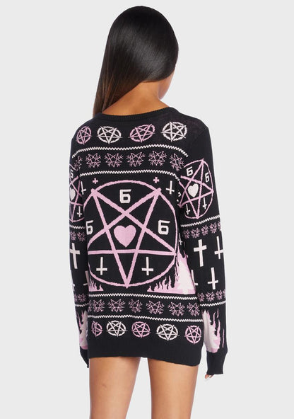 666mas Holiday Sweater