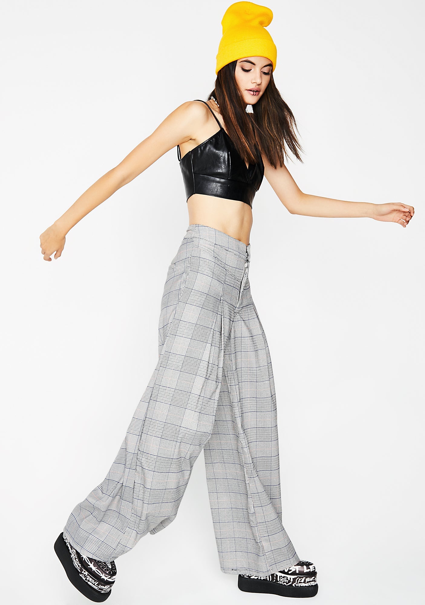 Already Tardy Plaid Pants