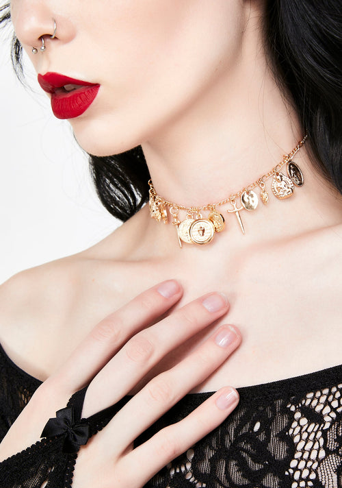 All The Riches Coin Necklace