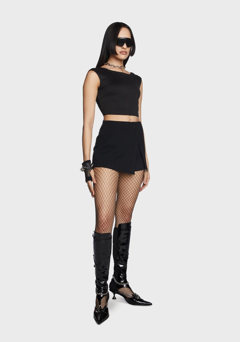 Abstract Muse Crop Top