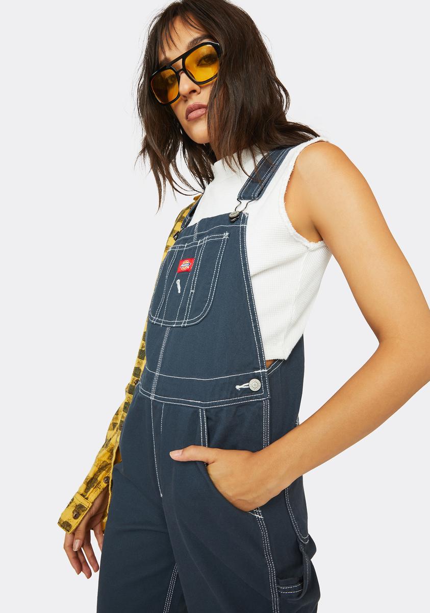 Air Force Blue Straight Leg Carpenter Overalls