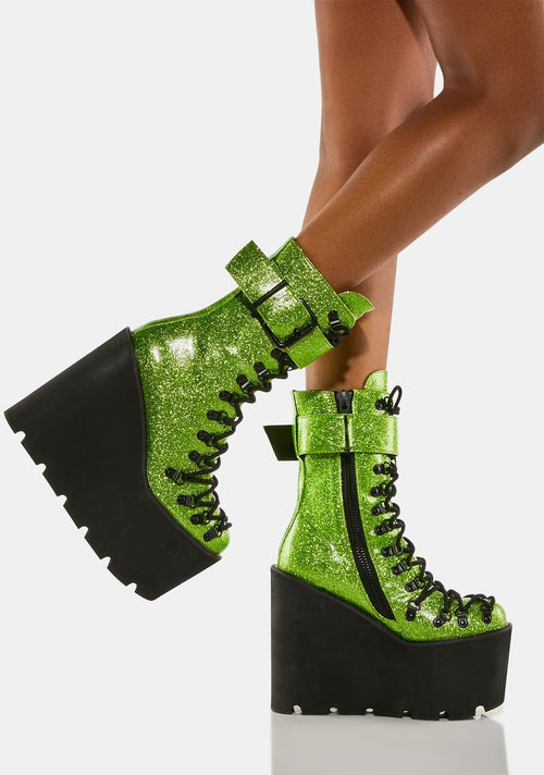 Acid Glitter Traitor Boots