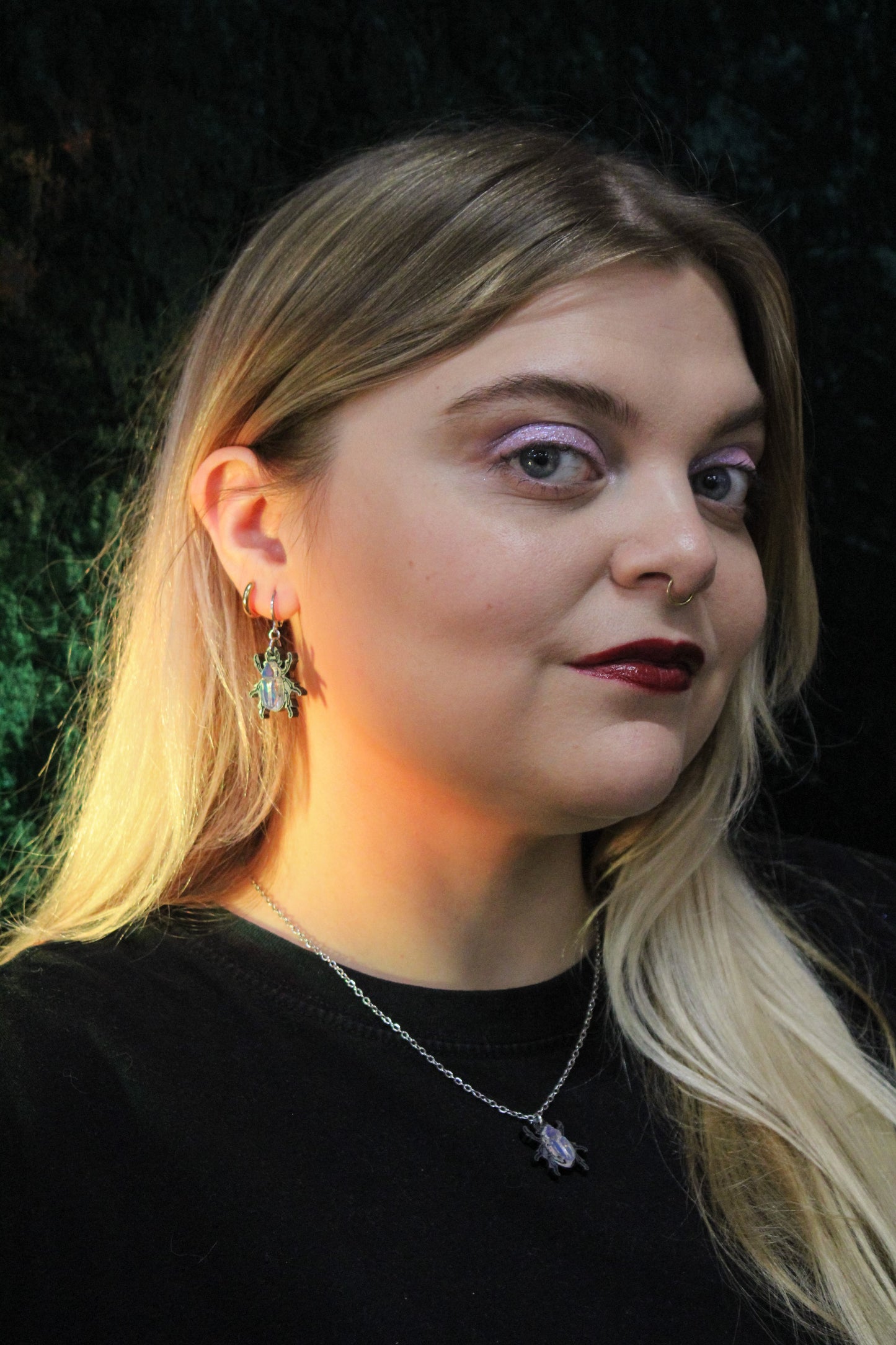 Jewel Summer Beetle Necklace