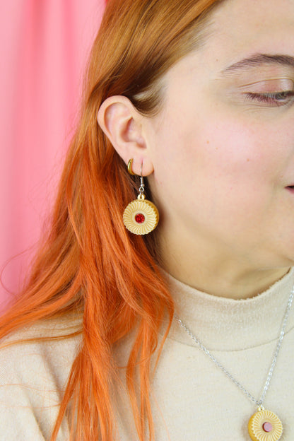 Jam & Cream Biscuit Earrings
