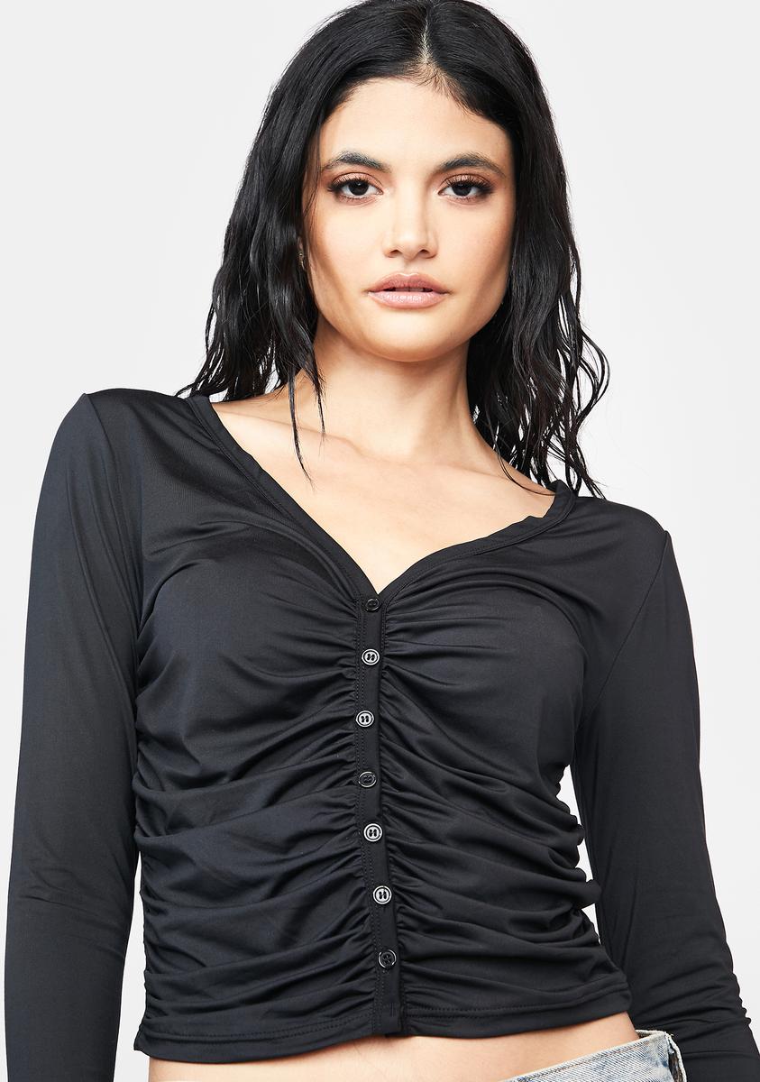 A Bit Tender Long Sleeve Crop Top