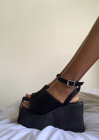 Ahead Of The Game Platform Sandals
