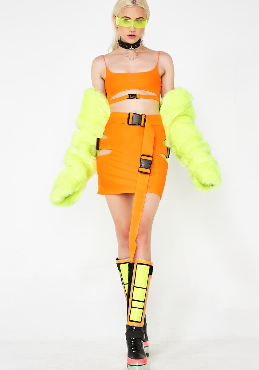 Agent Orange Buckle Cami