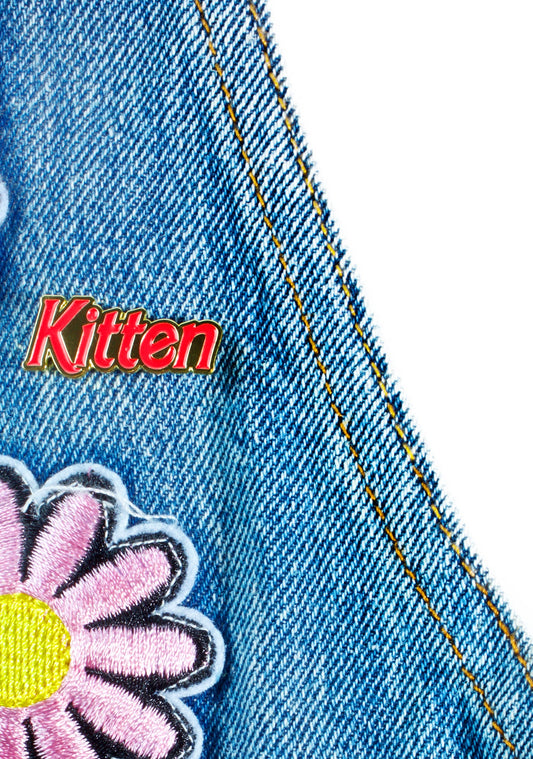 90s Kitten Pin