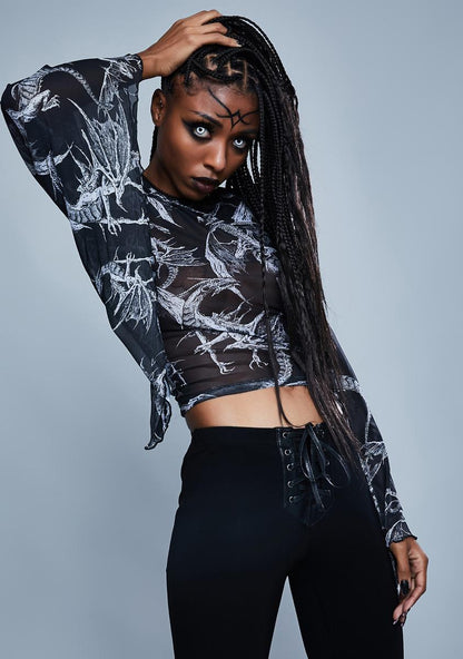 A Certain Doom Mesh Top