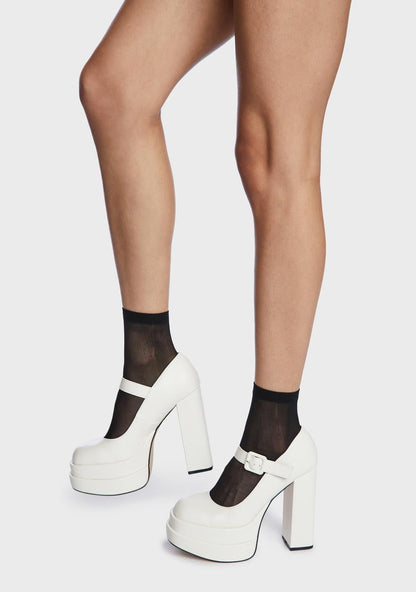 All The Glory Platform Mary Janes