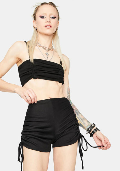 About That Life Ruched Shorts