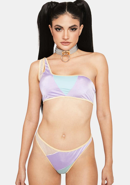 80's Baby Satin Lingerie Set