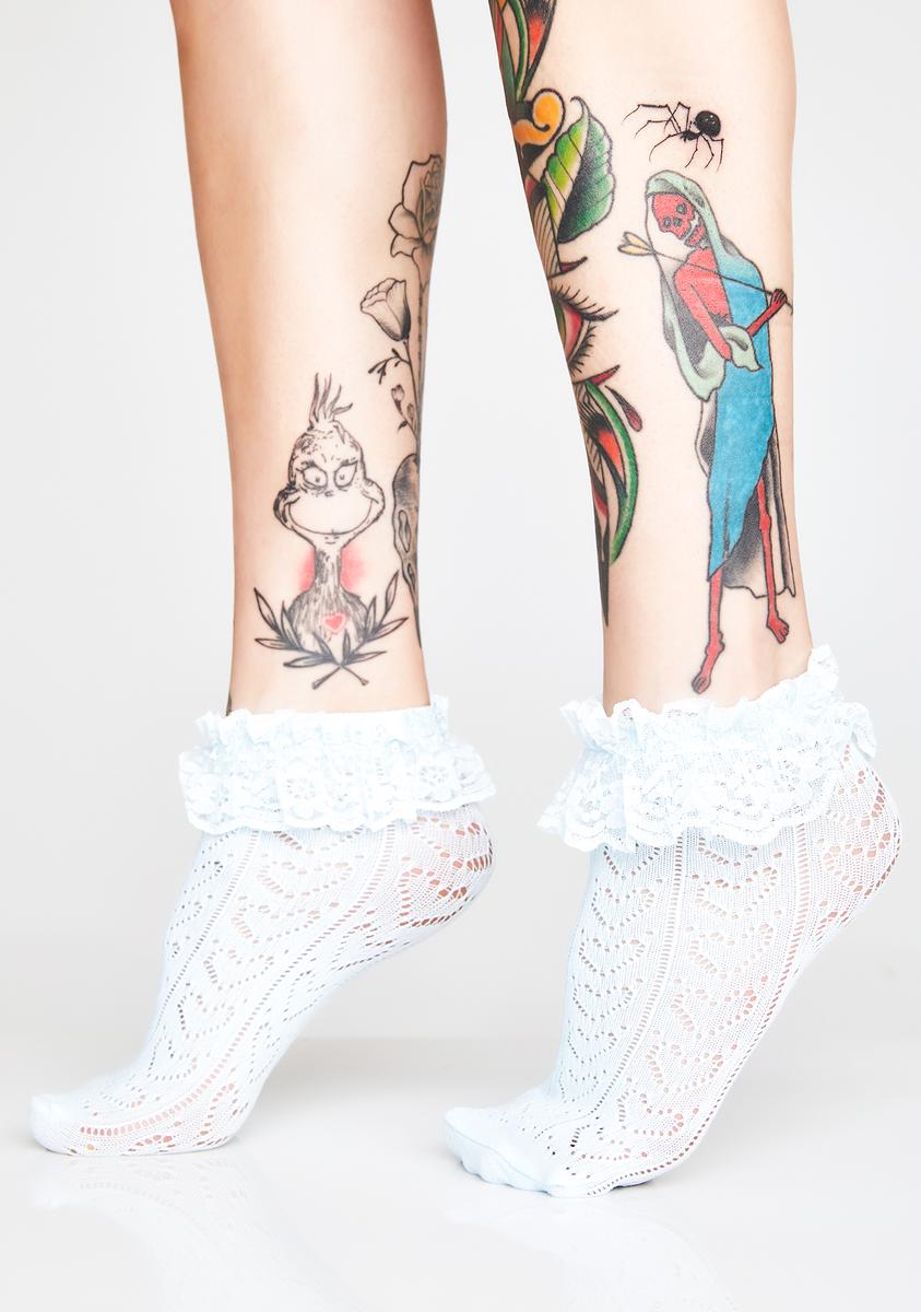 Addicted To Love Ruffle Socks