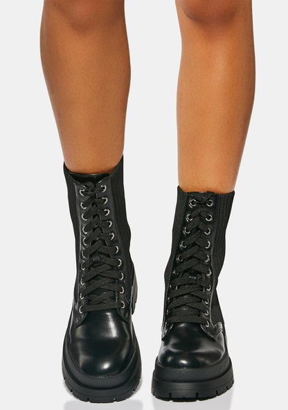 All My Senses Lace Up Boots