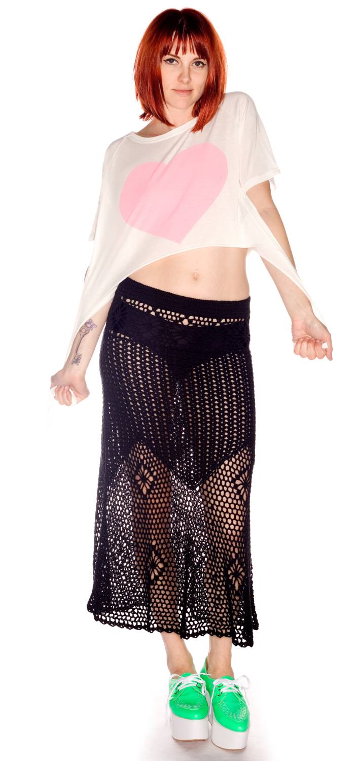 Almost Heart Crop Tee