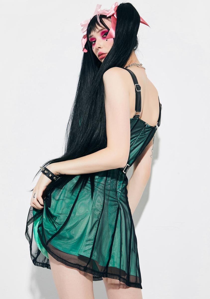 Alt Angel Harness Mini Dress
