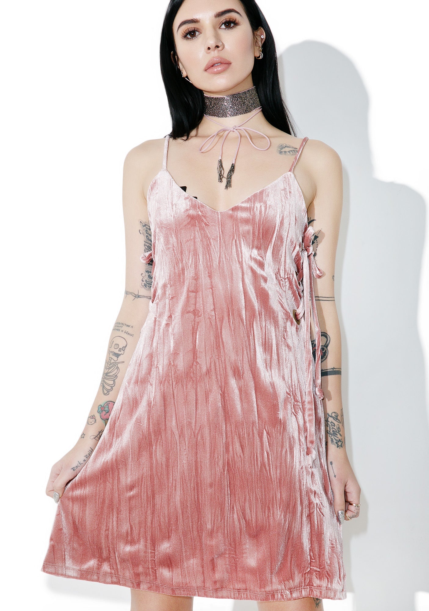 Akiko Velvet Dress