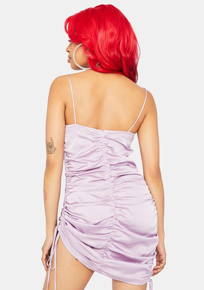 All Dolled Up Satin Dress