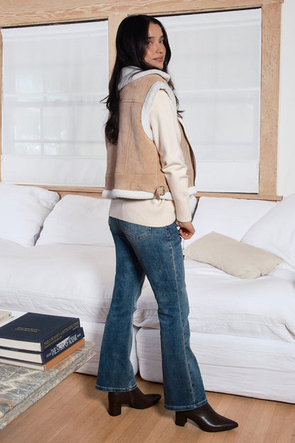 Women's 3-Button Premium Stretch Bootcut Jeans