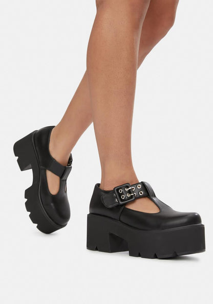 All Star Platform Mary Janes
