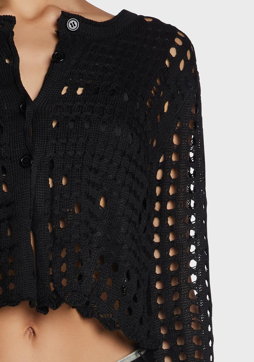 All That Aware Cropped Cardigan