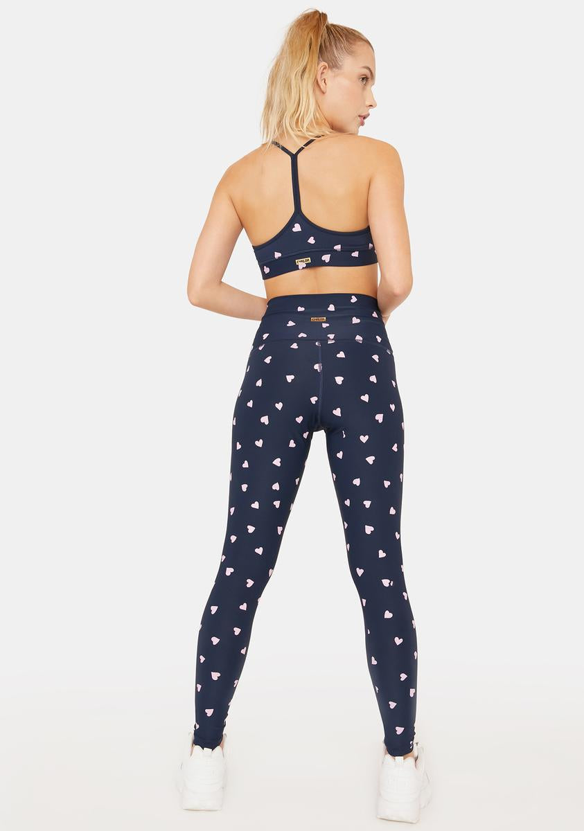 All Over Hearts High Waist Leggings