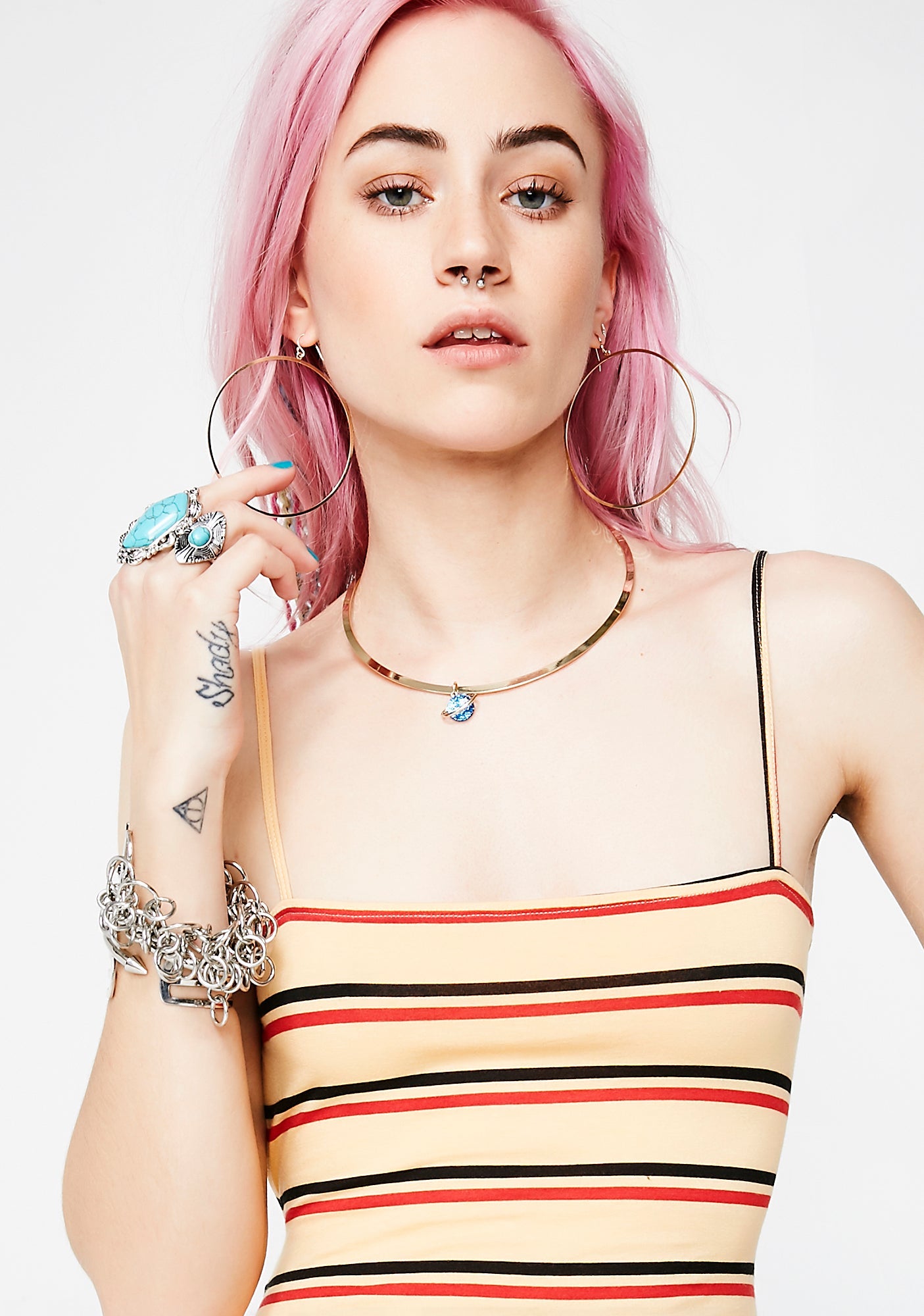 All The Vices Hoop Earrings