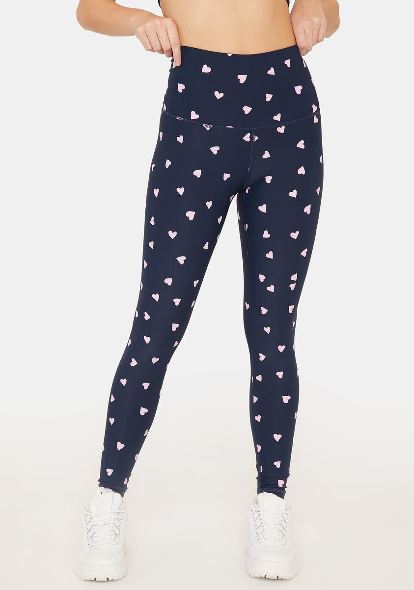 All Over Hearts High Waist Leggings