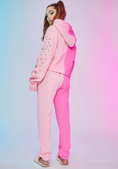 Aim For The Stars Two Tone Sweatpants