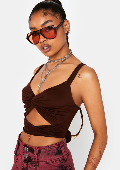 All Around Baddie Cut Out Top