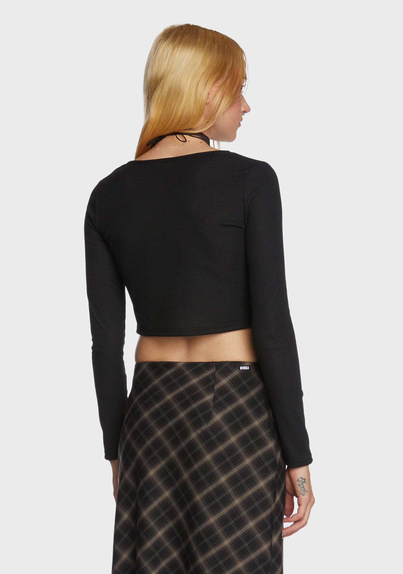 Alone Again Cropped Cardigan