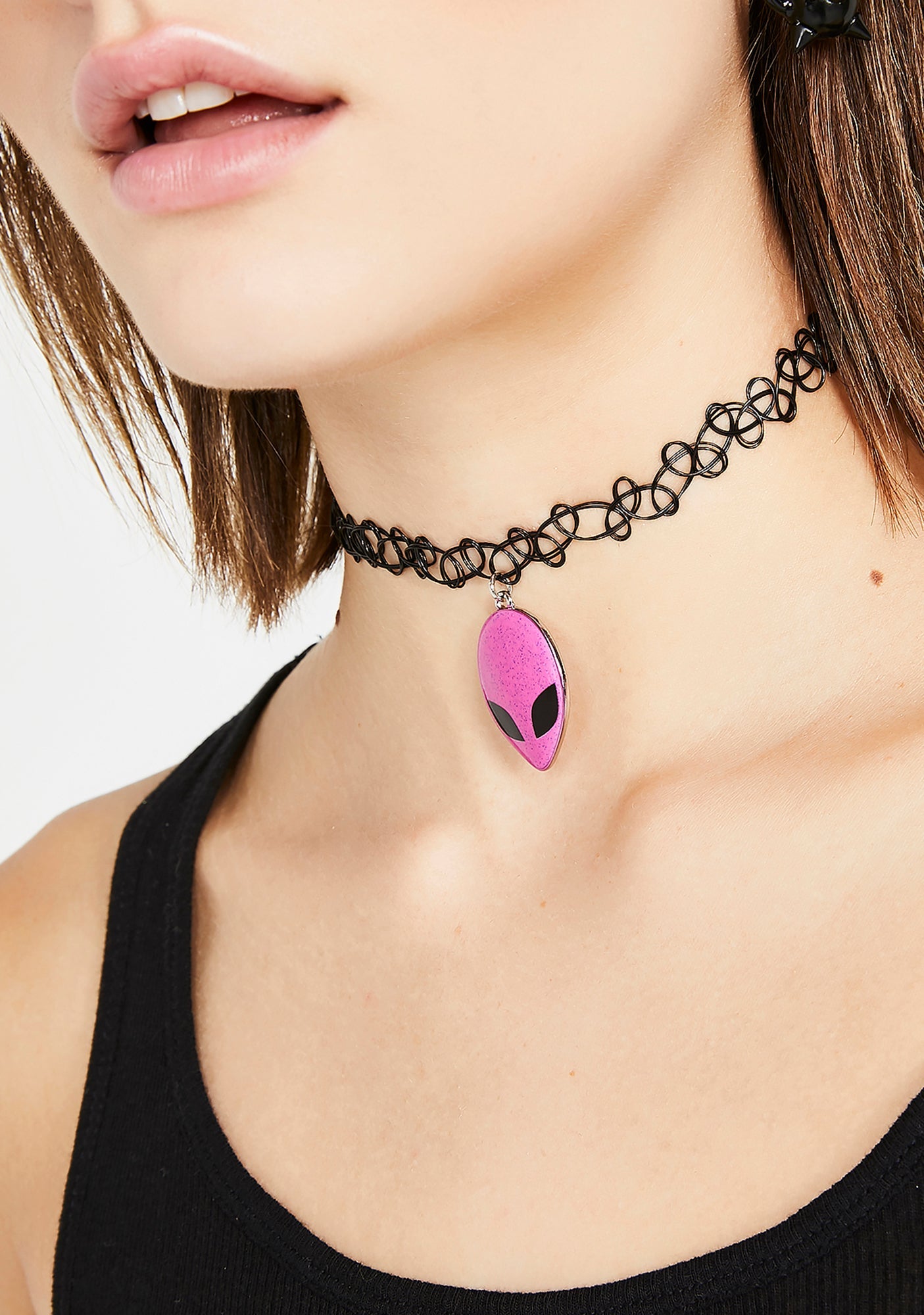 Abduct Me Tattoo Choker