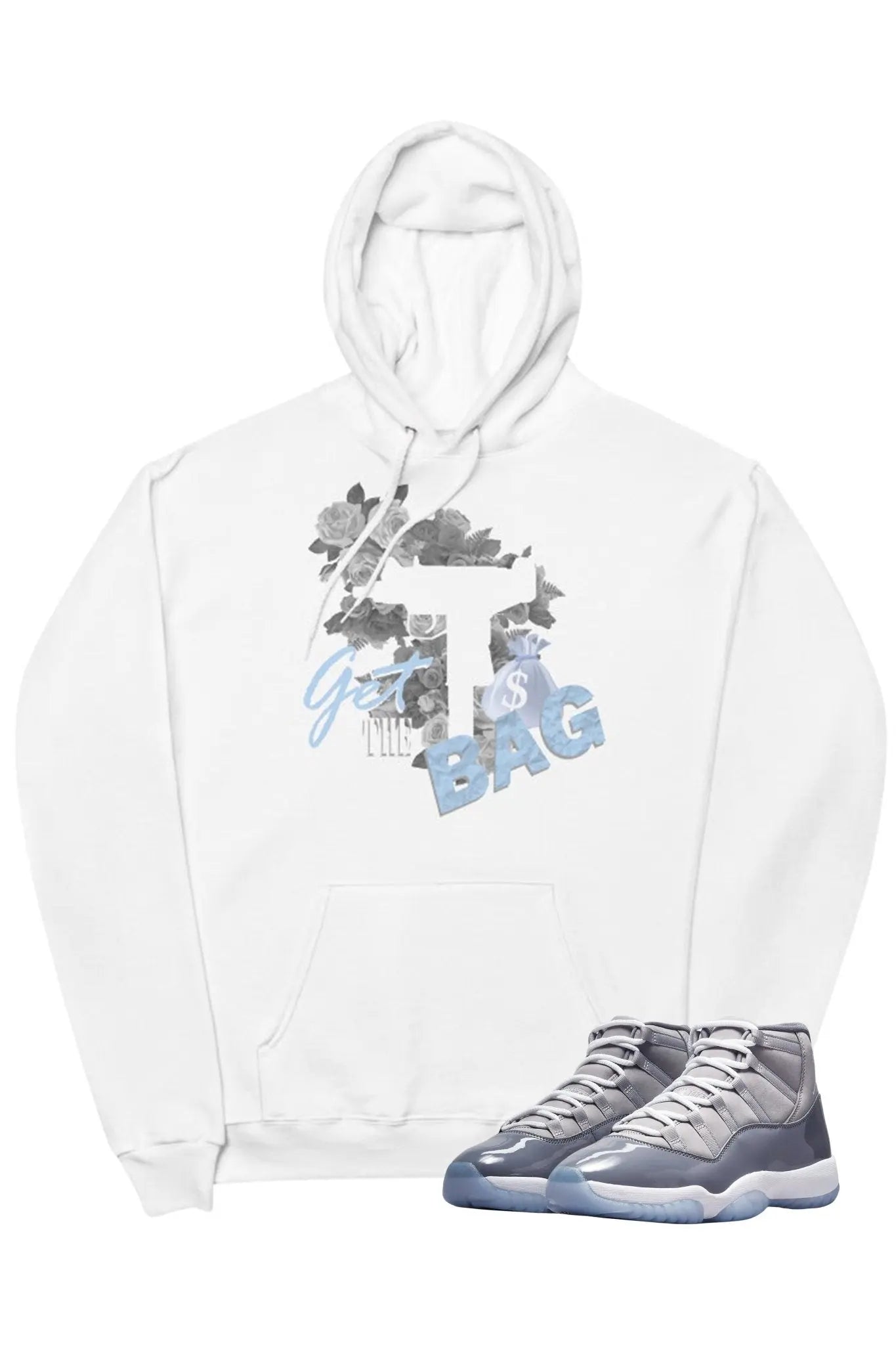 Air Jordan 11 "Get The Bag" Hoodie Cool Grey