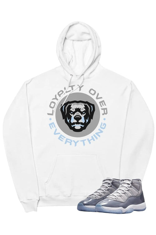 Air Jordan 11 "Loyalty Over Everything" Hoodie Cool Grey