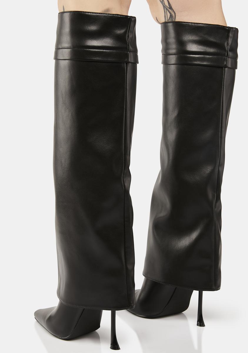 Abner Stiletto Foldover Boots