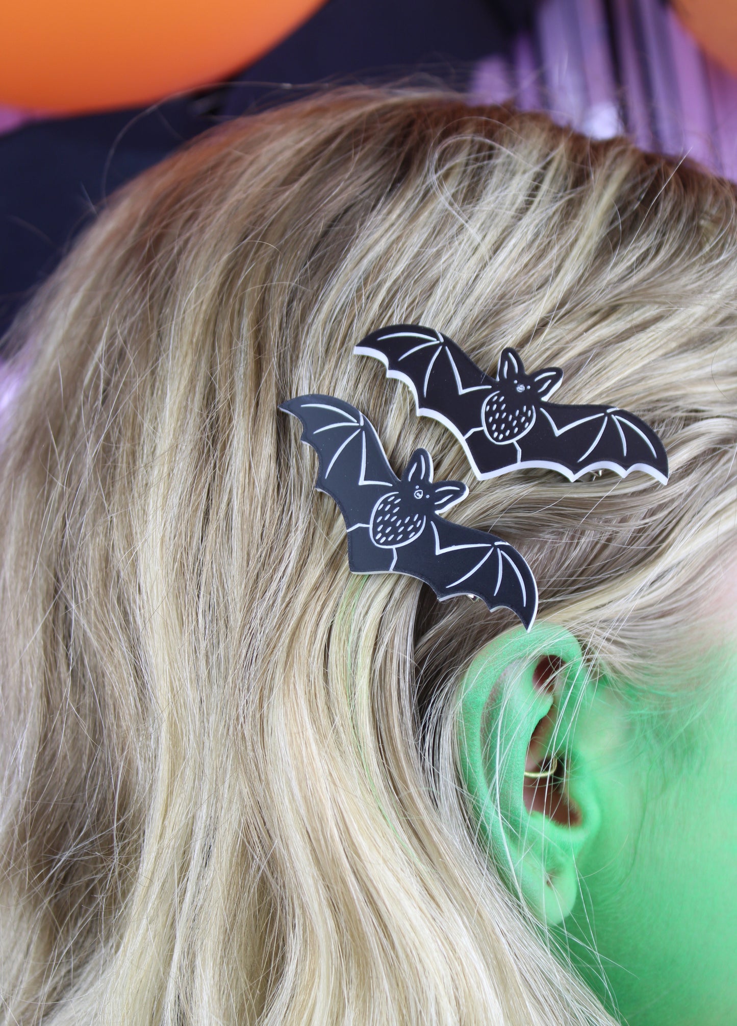 It's Frickin Bats Hair Clips