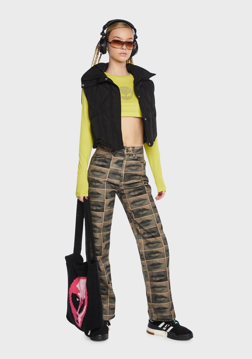 Alien Cropped Tee