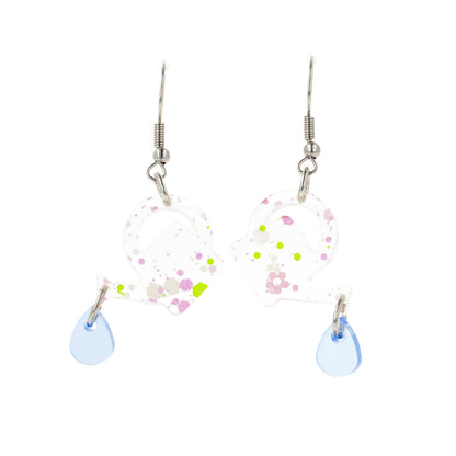 I Wet My Plants! Confetti Watering Can Earrings