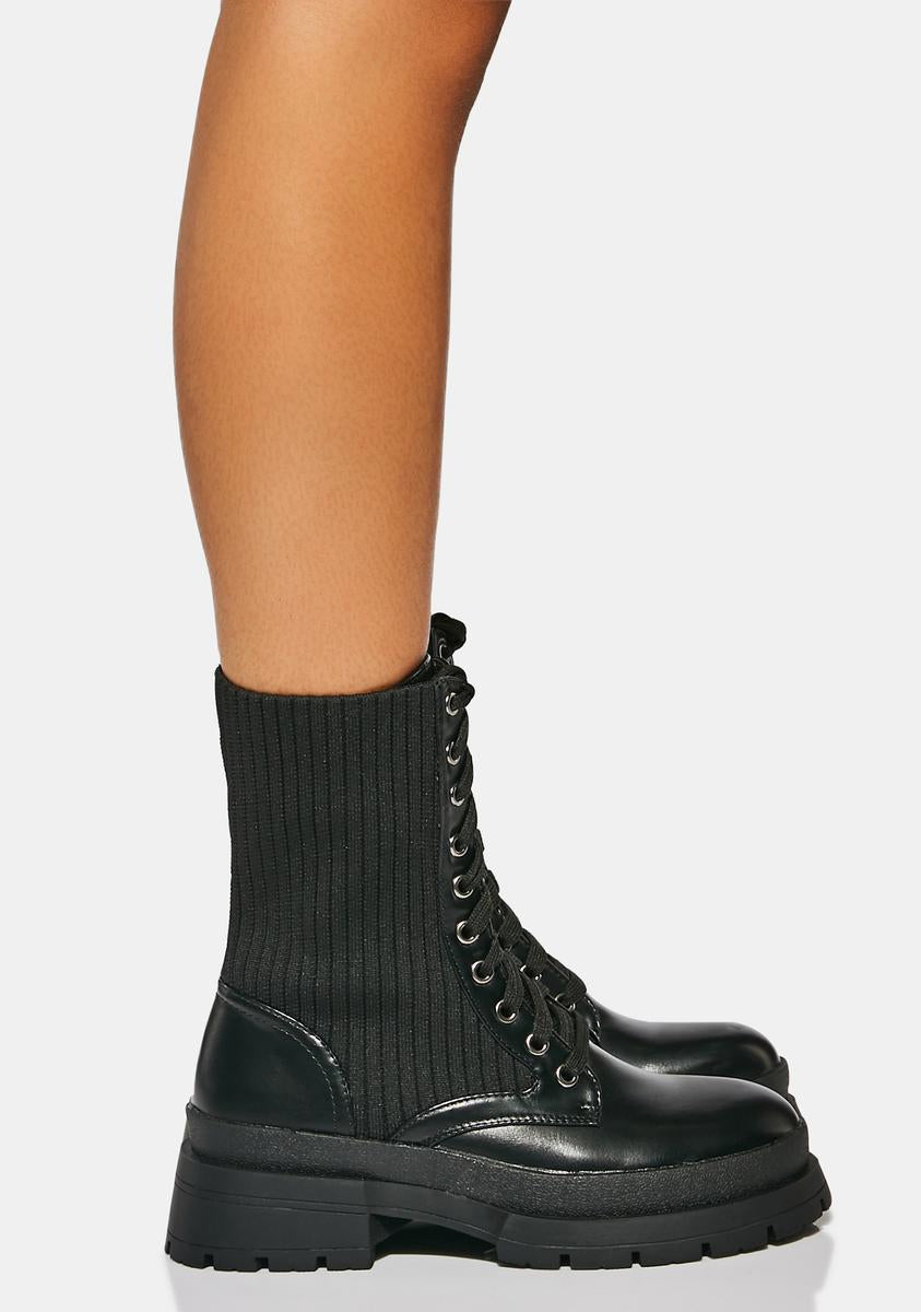 All My Senses Lace Up Boots