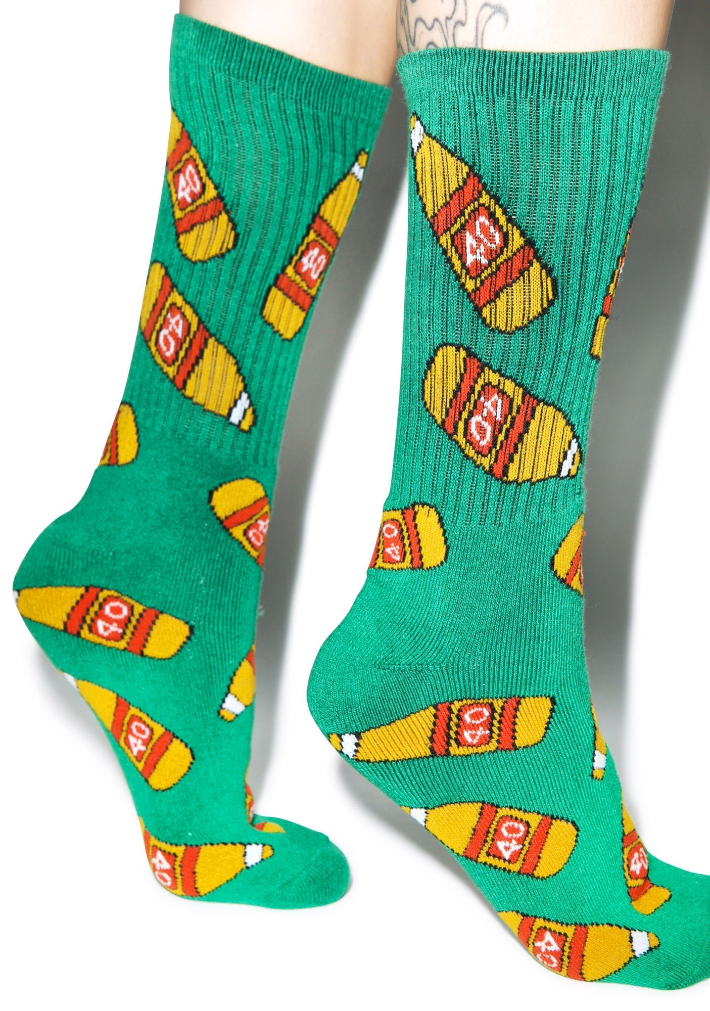 40s Socks - Green
