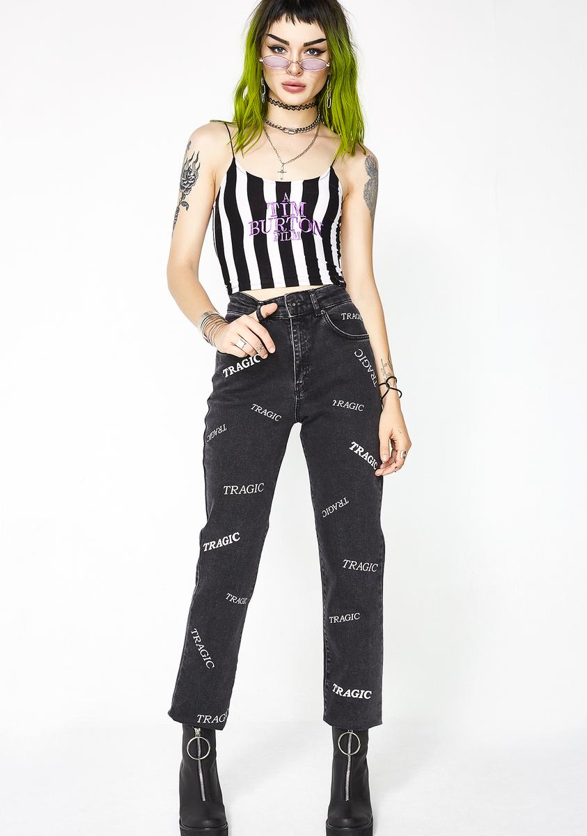 A Tim Burton Film Cropped Tank