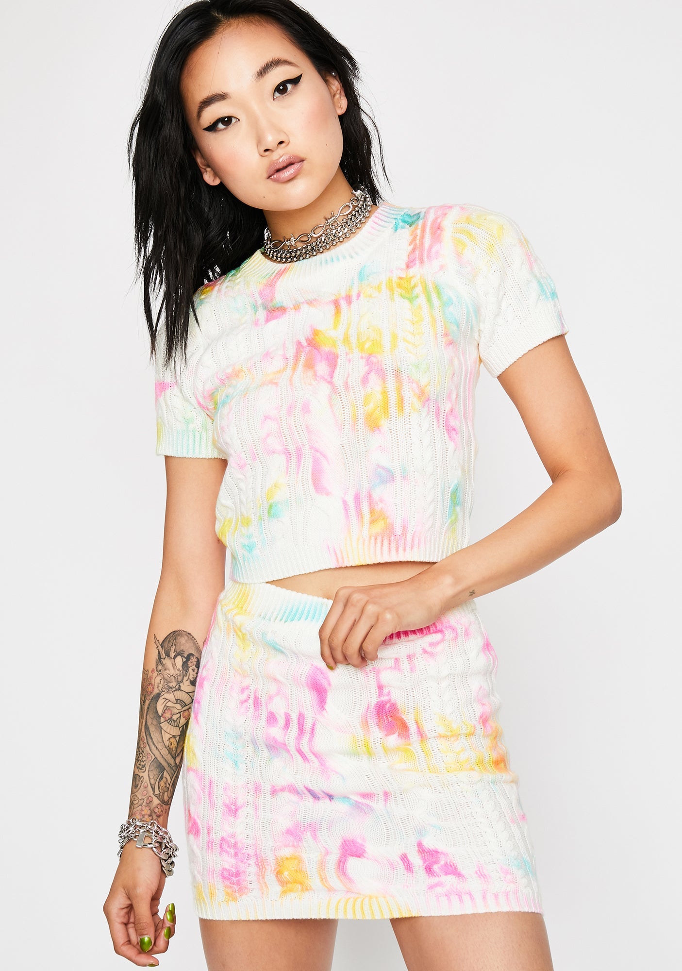 Against The Wall Skirt Set
